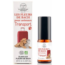 Spray Animaux Transport 10ml – Trajets Calmes, Sérénité – Fleurs de Bach Animaux Elixirs & Co Finistère