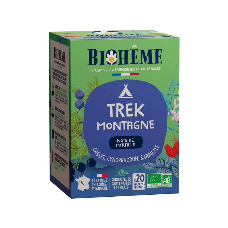 Trek Montagne 20 infusettes – Articulations, Endurance, Résistance – Infusions Biohême Finistère