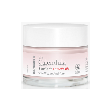 Soin Visage Anti-Âge Bio Calendula –  Protège, Préserve, Lisse, Raffermit – Cosmétiques Âge Dr.Theiss Finistère