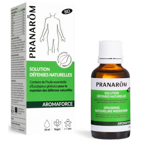 Aromaforce Solution Défenses Naturelles  30ml – Immunité, Respiration, Vitalité – Compléments Pranarôm Finistère