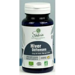 Alternativ'aroma Défenses hiver 40 caps Salvia nutrition, coups de froid, nez qui coule, frissons…