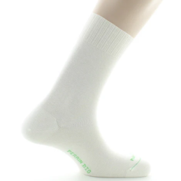 Chaussettes Mixtes sans élastique Blanc 37/38 – Circulation, non comprimant – Textiles Manufacture Perrin Finistère