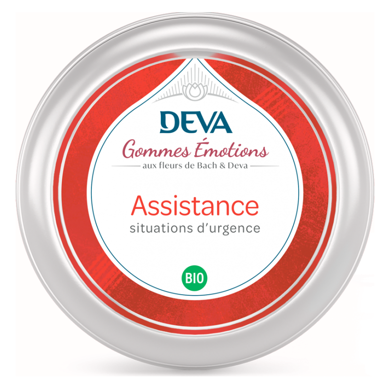 Gommes Émotions Assistance – Situation urgence, Calme, Réconfort – Fleurs de Bach DEVA Finistère