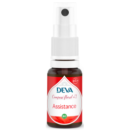 Spray Assistance 15ml – Situation urgence, Calme, Réconfort – Fleurs de Bach DEVA Finistère