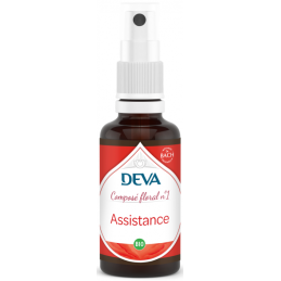 Spray Assistance 30ml – Situation urgence, Calme, Réconfort – Fleurs de Bach DEVA Finistère