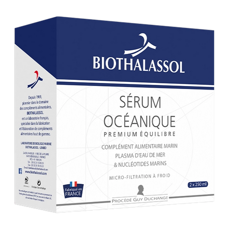 Pack 2 x 250ml Sérum Océanique – Plasma Eau de mer – Micronutriment Biothalassol Finistère