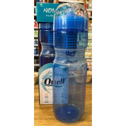 Gourde Nomad Ultra-Filtrante Bleu – Filtration Virus, Bactéries, Plastique – Purification Eau Quell Finistère