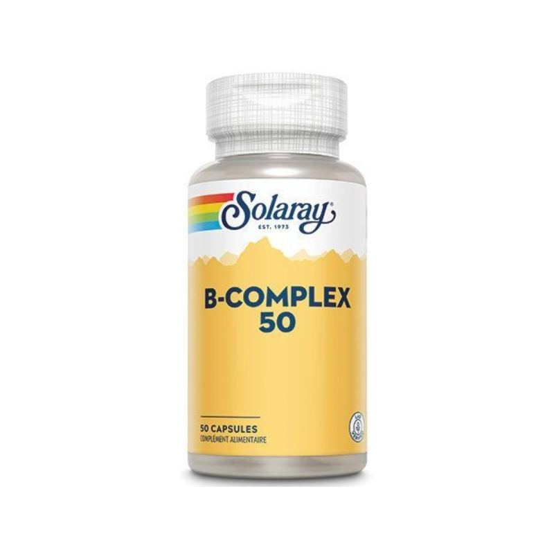 B-Complex 50, les vitamines B participent activement au fonctionnement correct de notre organisme
