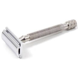 Rasoir de Sureté en Inox n°97 – Routine Rasage, Barbe et Moustache – Accessoires Homme Gentleman Barbier Finistère
