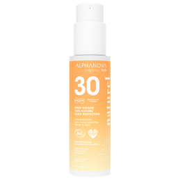 Spray Solaire Naturel SPF 30 – Haute protection, Résistante à l'eau – Cosmétiques Alphanova Finistère
