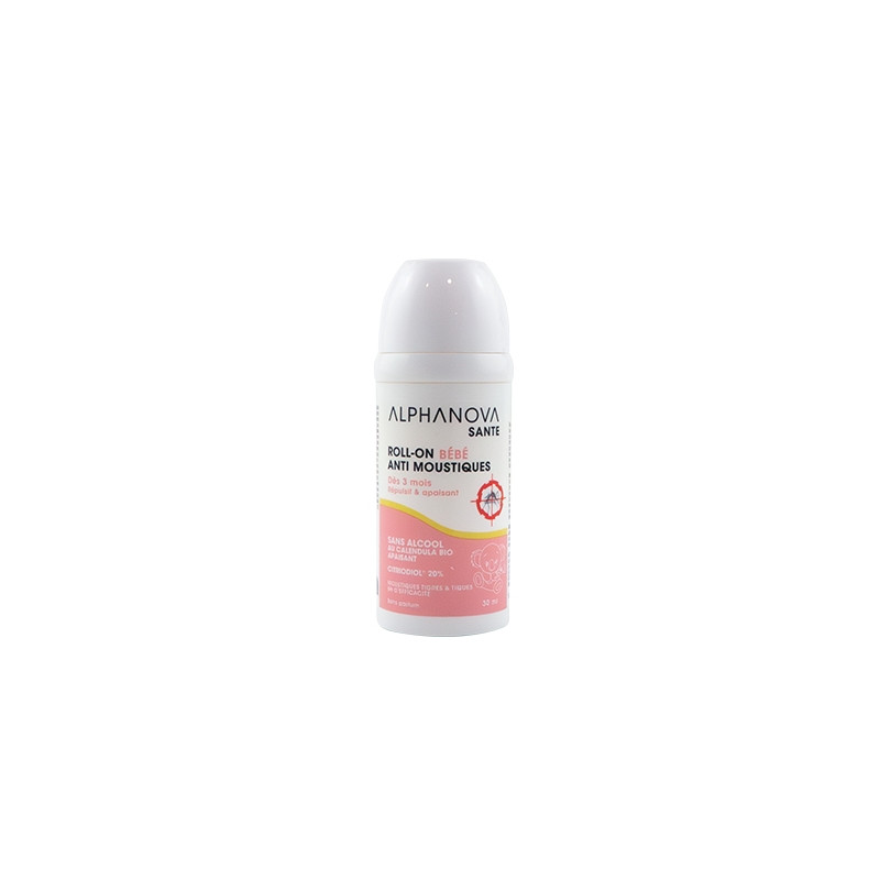 Roll-on Bébé Anti-Moustiques, cosmétiques Alphanova Finistère