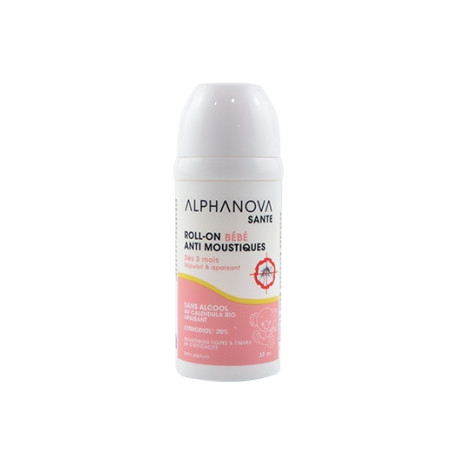 Roll-on Bébé Anti-Moustiques, cosmétiques Alphanova Finistère