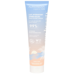 Lait Après-soleil Hydratant Corps et Visage – Huile de coco, parfum Monoï – Cosmétiques Alphanova Finistère