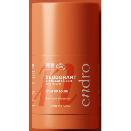 Déodorant Rechargeable 48h Éclat de Soleil – Anti-odeur longue durée – Soins Corps Endro Cosmétiques Finistère