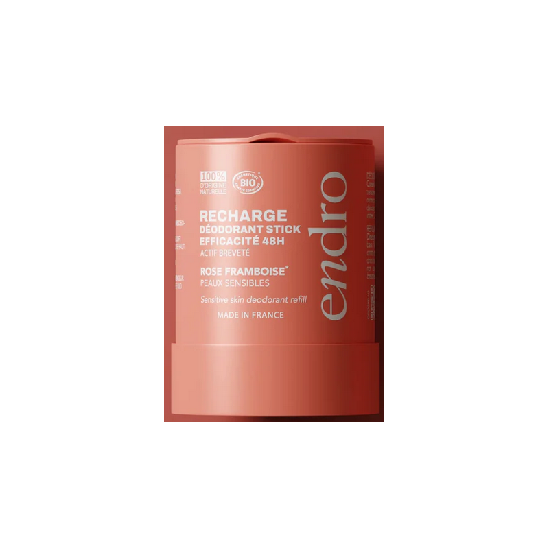 Recharge Déodorant 48h Rose Framboise – Peaux sensibles, Anti-odeurs – Soins Corps Endro Cosmétiques Finistère