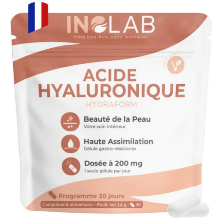 Hydraform Acide Hyaluronique Gélules – Cure Beauté de la peau - Compléments Inolab Finistère