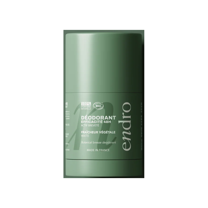 Déodorant Rechargeable 48h Fraîcheur Végétale – Mixte, Baume Anti-odeurs – Soins Corps Endro Cosmétiques Finistère