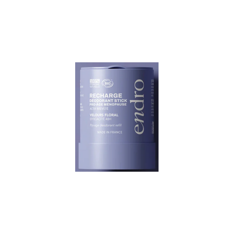 Déodorant Recharge 48h Pro-Âge Ménopause – Anti-odeurs, Fraîcheur, Femme – Soins Corps Endro Cosmétiques Finistère