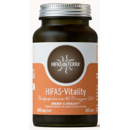 Hifas Vitality 60 gélules –  Énergie et Vitalité – Complément Champignons Hifas da Terra Finistère