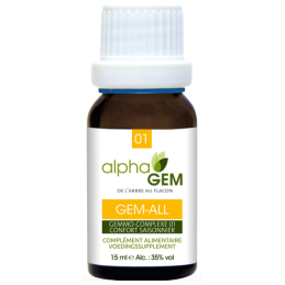 Gem-All 15ml – Complexe n°01 Confort Saisonnier - Gemmo Alphagem Finistère