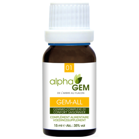 Gem-All 15ml – Complexe n°01 Confort Saisonnier - Gemmo Alphagem Finistère