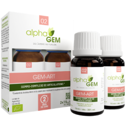Gem-Art Duo15ml – Complexe n°02 Articulations - Gemmo Alphagem Finistère