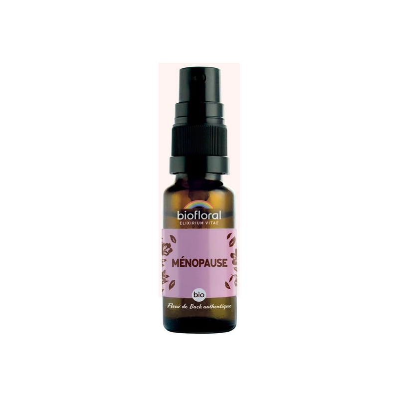 Spray Ménopause 20ml – Complexe Fleurs de Bach Femme – Elixir Floral Biofloral Finistère