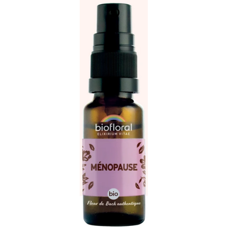 Spray Ménopause 20ml – Complexe Fleurs de Bach Femme – Elixir Floral Biofloral Finistère