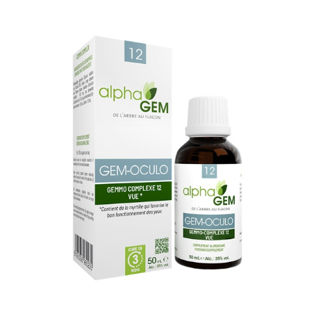 Gem-Oculo 50ml – Complexe n°12 Vue - Gemmo Alphagem Finistère