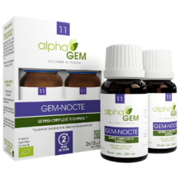 Gem-Nocte 15ml Duo – Complexe n°11 Sommeil - Gemmo Alphagem Finistère