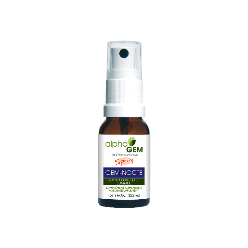 Gem-Nocte 15ml Spray – Complexe n°11 Sommeil - Gemmo Alphagem Finistère
