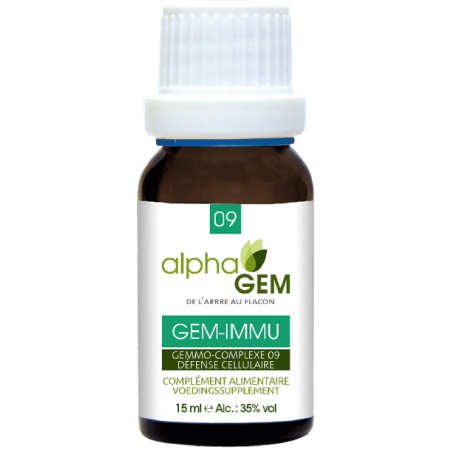 Gem-Immu 50ml – Complexe n°09 Défenses Cellulaire - Gemmo Alphagem Finistère