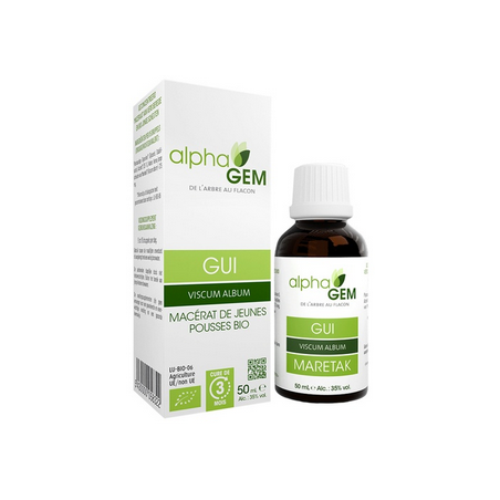 Gui 50ml – Sphères Ostéo-Articulaire, Nerveuse, Vasculaire, Respiratoire - Gemmo Alphagem Finistère