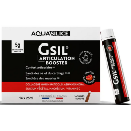 GSIL Articulation Booster Shots – Confort articulaire, os, cartilage, muscles – Compléments articulations Aquasilice Finistère