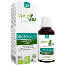 Gem-Glyco 50ml Sucre – Complexe n°23 Sphère Digestive - Gemmo Alphagem Finistère