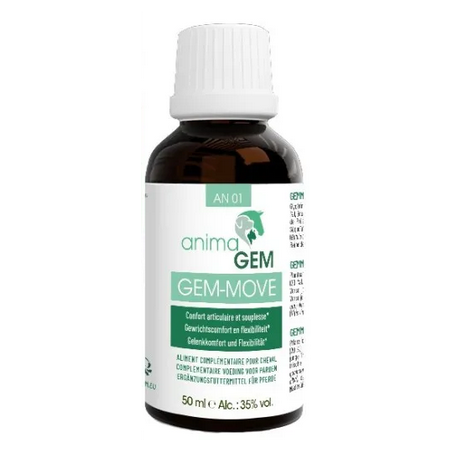 Gem-Move 50ml – Complexe n°01 Confort Animal - Gemmo Alphagem Finistère