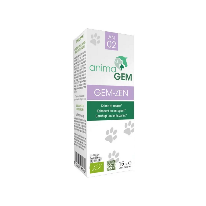 Gem-Zen 15ml – Complexe n°02 Confort Animal - Gemmo Alphagem Finistère