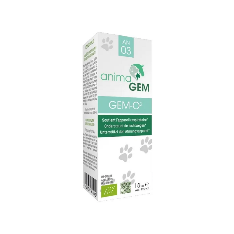 Gem-o2 15ml – Complexe n°03 Confort Animal - Gemmo Alphagem Finistère