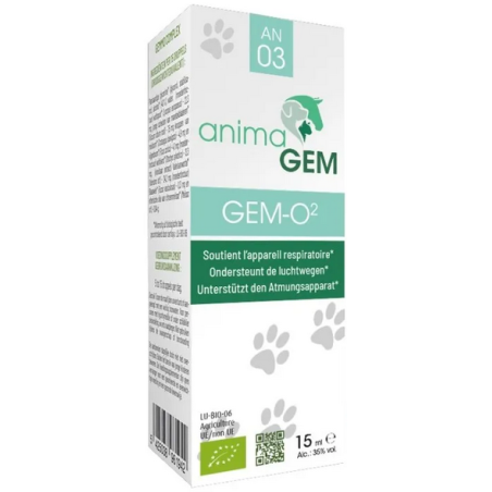 Gem-o2 15ml – Complexe n°03 Confort Animal - Gemmo Alphagem Finistère