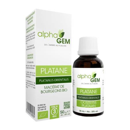 Platane 50ml – Sphères cutanée, immunitare - Gemmo Alphagem Finistère