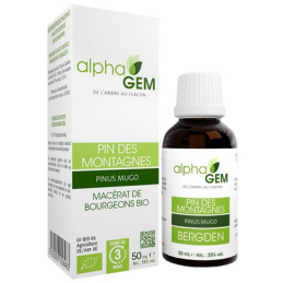 Pin Des Montagnes 50ml – Sphères Ostéo-articulaire, Nerveuse - Gemmo Alphagem Finistère