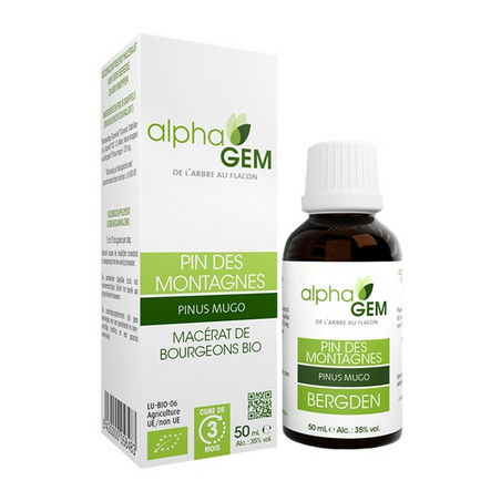 Pin Des Montagnes 50ml – Sphères Ostéo-articulaire, Nerveuse - Gemmo Alphagem Finistère