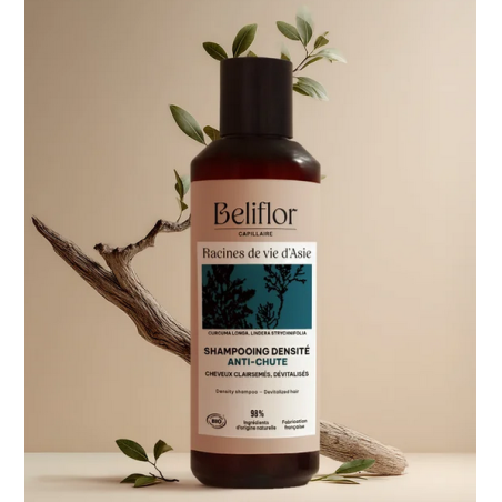 Shampooing stimulant anti-chute – Cheveux clairsemés, Perte densité – Soins capillaires Belifor