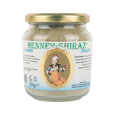 Henné de Shiraz Neutre – Coloration Cheveux Naturelle – Soins Beliflor Bretagne