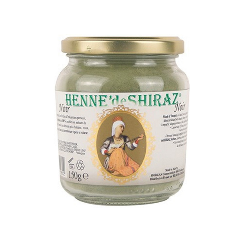 Henné de Shiraz Noir – Coloration Cheveux Naturelle – Soins Beliflor Bretagne