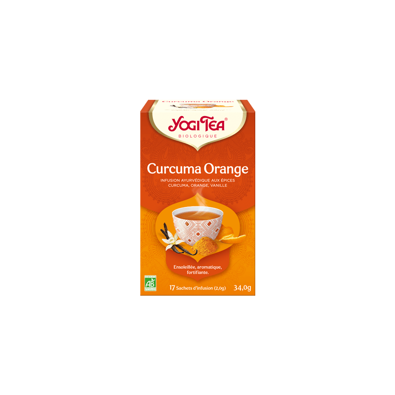 Yogi Tea Curcuma Orange – Infusions Yogi Tea Bretagne