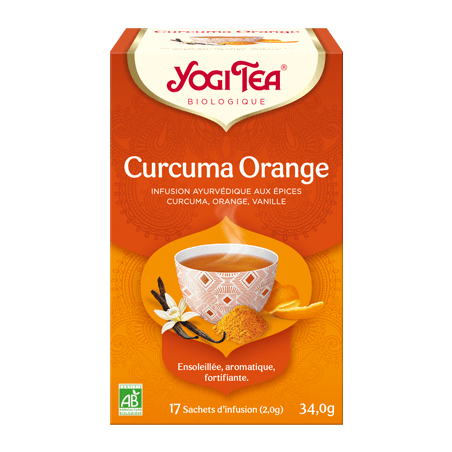 Yogi Tea Curcuma Orange – Infusions Yogi Tea Bretagne