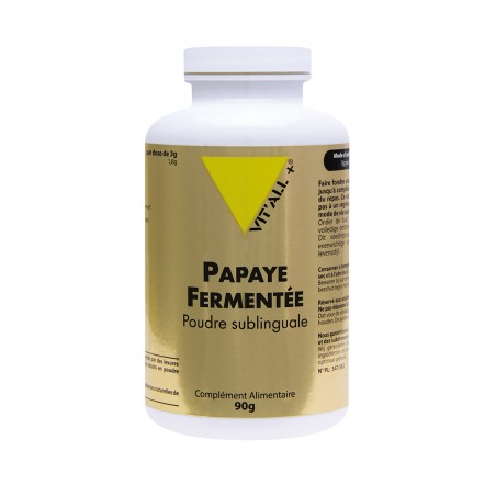 Papaye fermentée poudre 90g – Compléments alimentaires Vit'All+