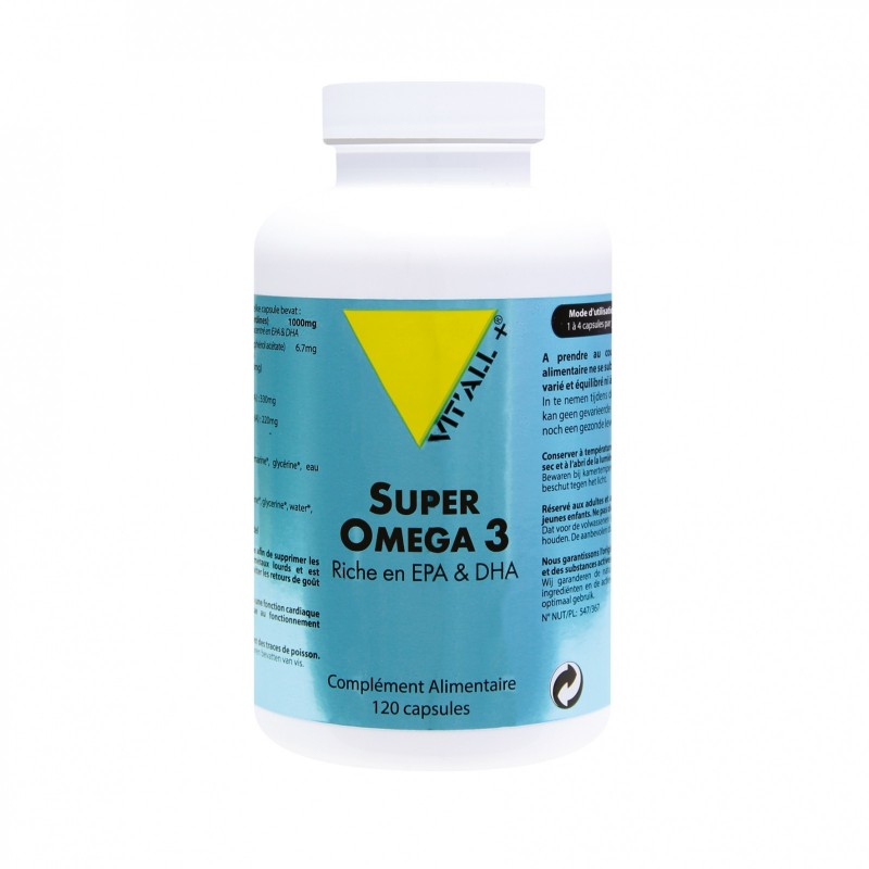 Super Oméga 3 Vit'All+ : EPA & DHA