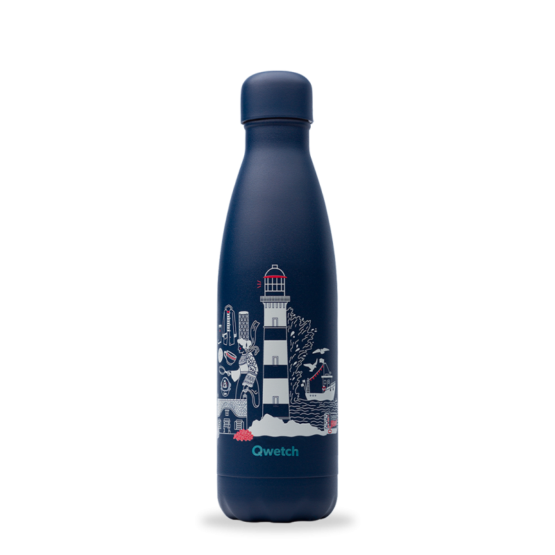 Bouteille Isotherme en inox 500ml - Bretagne – Qwetch Finistère